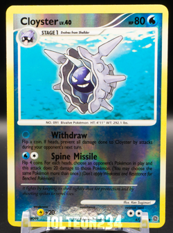 Pokemon TCG - Cloyster 47/132 Secret Wonders Reverse Holo Uncommon - Image 1