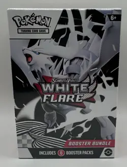 Pokemon TCG Scarlet & Violet White Flare Booster Bundle Factory Sealed - Image 1