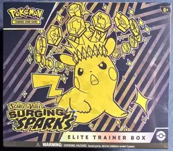 Pokemon TCG Surging Sparks ETB Elite Trainer Box FREE SHIPPING INCLUDES BONUS - Image 1