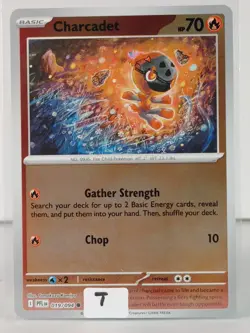 Charcadet - POKEMON - Phantasmal Flames - 019/094 - Reverse Holo - NM -T - Image 5