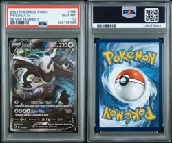 Pokemon 2022 Lugia V 186/195 Alt Art Silver Tempest GEM MINT PSA 10 - Image 3
