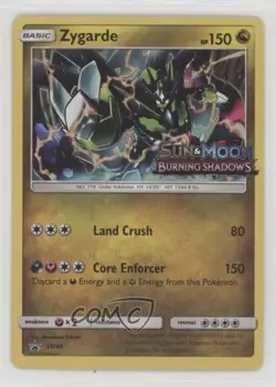 Zygarde (Burning Shadows Prerelease) Pokemon Sun & Moon Black Star Promo #SM48 - Image 1