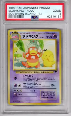 Pokemon Japanese Pocket Monsters Southern Islands Promo Slowking PSA 2 - Image 1
