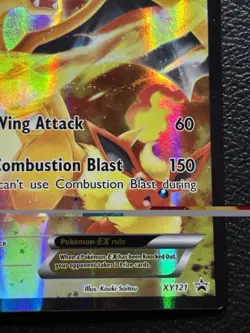 Pokemon TCG Charizard EX XY121 Black Star Promo MP - Image 5