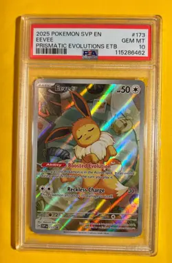 Eevee #173 Promo PSA 10 Pokemon Prismatic Evolution TCG - Image 1