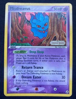 Pokemon Ex Legend Maker - Misdreavus 40/92 Holo Stamped (MP) - Image 1