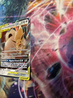 Pokemon Eevee & Snorlax GX 120/181 Sun and Moon Team Up Tag Team Edition - Image 2