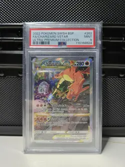 2022 POKEMON SWSH BLACK STAR PROMO #262 CHARIZARD VSTAR SWSH262 PSA 9 - Image 2