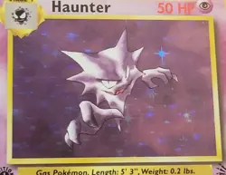 Haunter Holo Pokemon TCG Fossil Set Plus Non-Holo Gengar Gastly All 1st Edition - Image 3