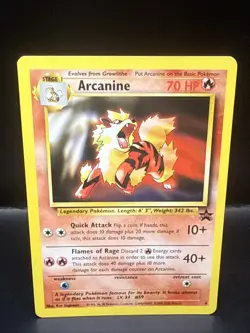 Pokemon Card - Arcanine WoTC Black Star Promo 6 Non Holo L - Image 1