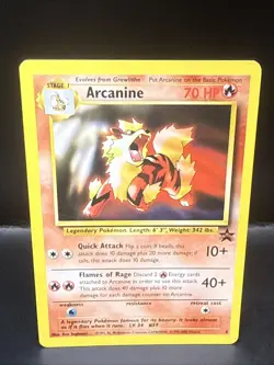 Pokemon Card - Arcanine WoTC Black Star Promo 6 Non Holo L - Image 2