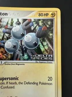 Pokemon TCG 2005 EX Delta Species Magneton 48/113 Stamped Reverse Holo NM - Image 3