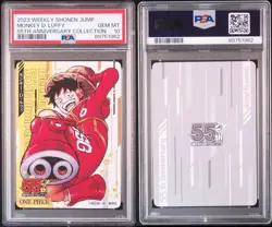 PSA 10 Weekly Shonen Jump 55th Anniversary Collection One Piece Monkey D. Luffy - Image 2