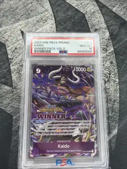 Kaido 2023 One Piece Promo Winner Pack Vol. 5 Treasure #ST04-003 PSA 10 Gem Mint - Image 1