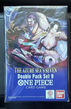 One Piece TCG OP-14 The Azure Sea's Seven Double Pack Set Vol. 9 NEW SEALED - Image 1