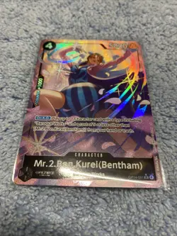 Mr.2.Bon.Kurei (Bentham) OP14-091 SR Alt Art One Piece TCG NM - Image 1