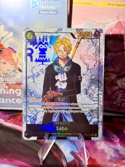 One Piece OP13-120 Sabo SEC Parallel Carrying On His Will Near Mint - Image 1