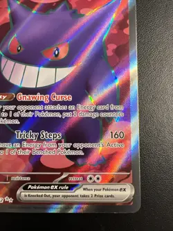 Pokemon TCG Gengar ex 193/162 SV05: Temporal Forces Holo NEAR MINT - Image 4