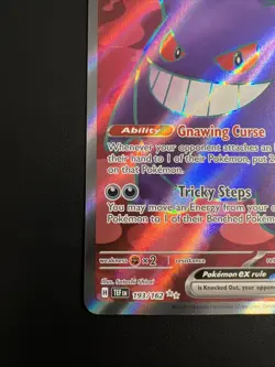 Pokemon TCG Gengar ex 193/162 SV05: Temporal Forces Holo NEAR MINT - Image 5