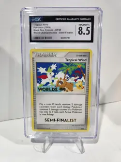 2009 Tropical Wind DP48 Pokemon World Championship CGC 8.5 SEMI-FINALIST NM-M - Image 1