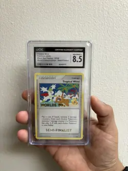 CGC 8.5 Finalist Tropical Wind 2009 DP48 Pokemon World Championship Promo Mint - Image 1