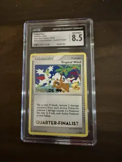 2009 Tropical Wind DP48 World Championship 2009 Pokemon CGC 8.5 Quarter Finalist - Image 4