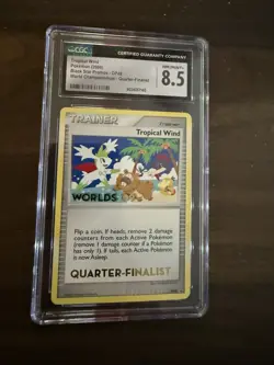 2009 Tropical Wind DP48 World Championship 2009 Pokemon CGC 8.5 Quarter Finalist - Image 5