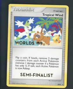 2009 Pokemon TCG World Championship Tropical Wind #DP48 SEMI FINALIST - Image 1