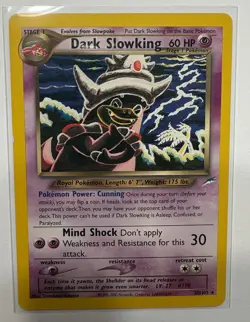 Dark Slowking 20/105 Neo Destiny (2002) Rare Card Vintage WOTC Pokemon TCG LP+ - Image 1