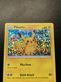 McDonald's 2018 Pikachu TCG Holo Card 4/12 Pokemon - Image 2