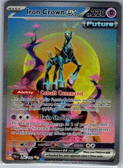 Iron Crown ex 206/162 SV05: Temporal Forces - Pokemon Card - NM - Image 1