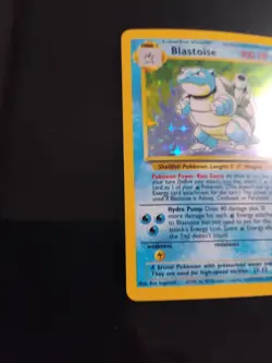 Pokemon TCG Base Set Blastoise Holo Rare Card 2/102 Vintage WOTC LP - Image 3