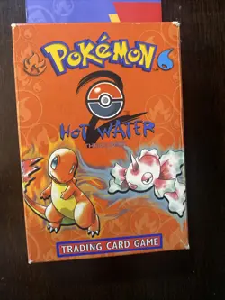 🌊 Hot Water Starter - Theme Deck Box - WotC - Base Set 2 Pokemon TCG - No Cards - Image 2