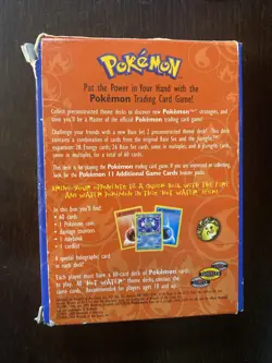 🌊 Hot Water Starter - Theme Deck Box - WotC - Base Set 2 Pokemon TCG - No Cards - Image 4