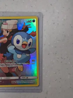 Pokemon TCG Piplup Holo Secret Rare Card Cosmic Eclipse 239/236 - Image 3