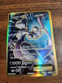 Pokemon TCG Mewtwo EX 103/108 Ultra Rare Holo Card Evolutions XY - Image 1