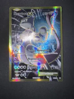 Mewtwo EX Pokemon TCG Full Art Holo Rare Card 103/108 XY Evolutions - Image 1