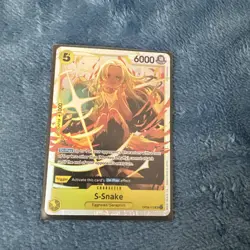 OP08-112 S-Snake SR One Piece TCG English Card - Image 1