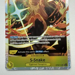 S-Snake OP08-112 One Piece TCG Two Legends Holo Card English - Image 3