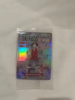 One Piece Monkey D. Luffy US College Basketball Card Rutgers In Hand Ships now - Image 1