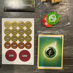 Pokemon VSTAR Acrylic Large Token Marker Damage Counter dice Tin Energy Card Tin - Image 3