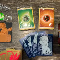 Pokemon VSTAR Acrylic Token Marker Damage Counters dice Dividers Tin Energy Card - Image 4