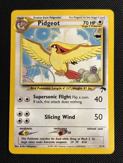 2001 Pokemon Southern Islands WotC Promo 2/18 Pidgeot Non-Holo - Image 1
