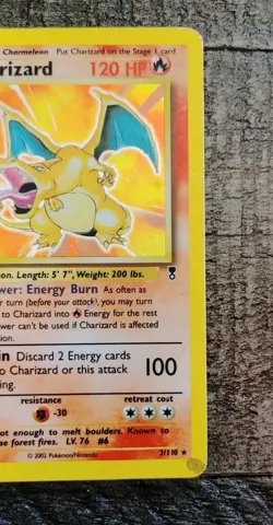 Legendary Charizard Holo 3/110 Rare Pokemon Card 2002 HP - Image 4