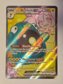 Ionos Bellibolt ex 172/159 Journey Together Full Art Ultra Rare Pokemon Card NM - Image 1