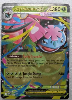 Pokemon TCG - Mega Venusaur EX 013 - Mega Evolution Black Star Promo - Image 1