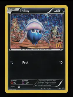 Inkay Holo 6/12 Promo McDonald's Promos 2014 Pokemon Card - Image 1
