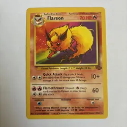 Pokemon Flareon - 19/64 - 1999 Jungle Rare Non Holo NM - Image 1