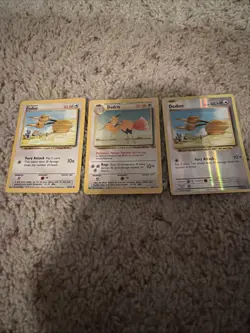 Pokemon Lot of Doduo/Rio of 3 LP/NM Condition See Pictures, One Reverse Holo! - Image 1