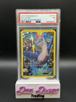 2015 Pokemon XY Black Star Promo #XY79 FA Latios Holo PSA 7 - Image 1